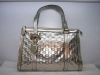 Gucci Designer handbags --Silver leather