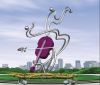 Violin Stainless Steel Sculpture
