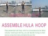 Sell assemble hula hoop magic hula hoop