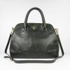 PRADA TOTE BAGS 1851 Handbag in black calfskin leather shoes sandals