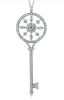 tiffany round kaleidoscope key pendant