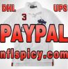 Paypal wholesale brand suits, t shirts, shirts