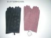 Sell pigsuede glove with flowers on the back